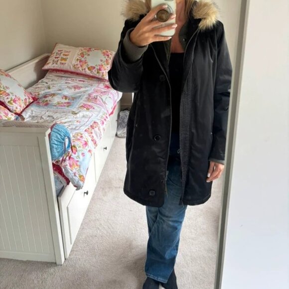 Double layer Parker style coat - Picture 1 of 7